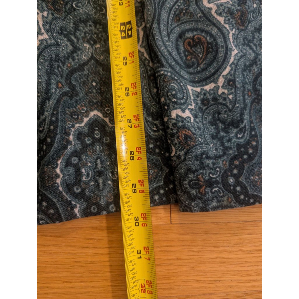 Vintage Green Paisley Midi Skirt Summit Sportswear Medium - Picture 10 of 12